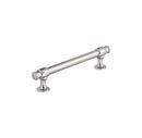 WINSOME 5-1/16 INCH 128MM CENTER-TO-CENTER POLISHED NICKEL CABINET PULL 
