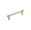 5-1/16 in. Center-to-Center Cabinet Pull in Golden Champagne