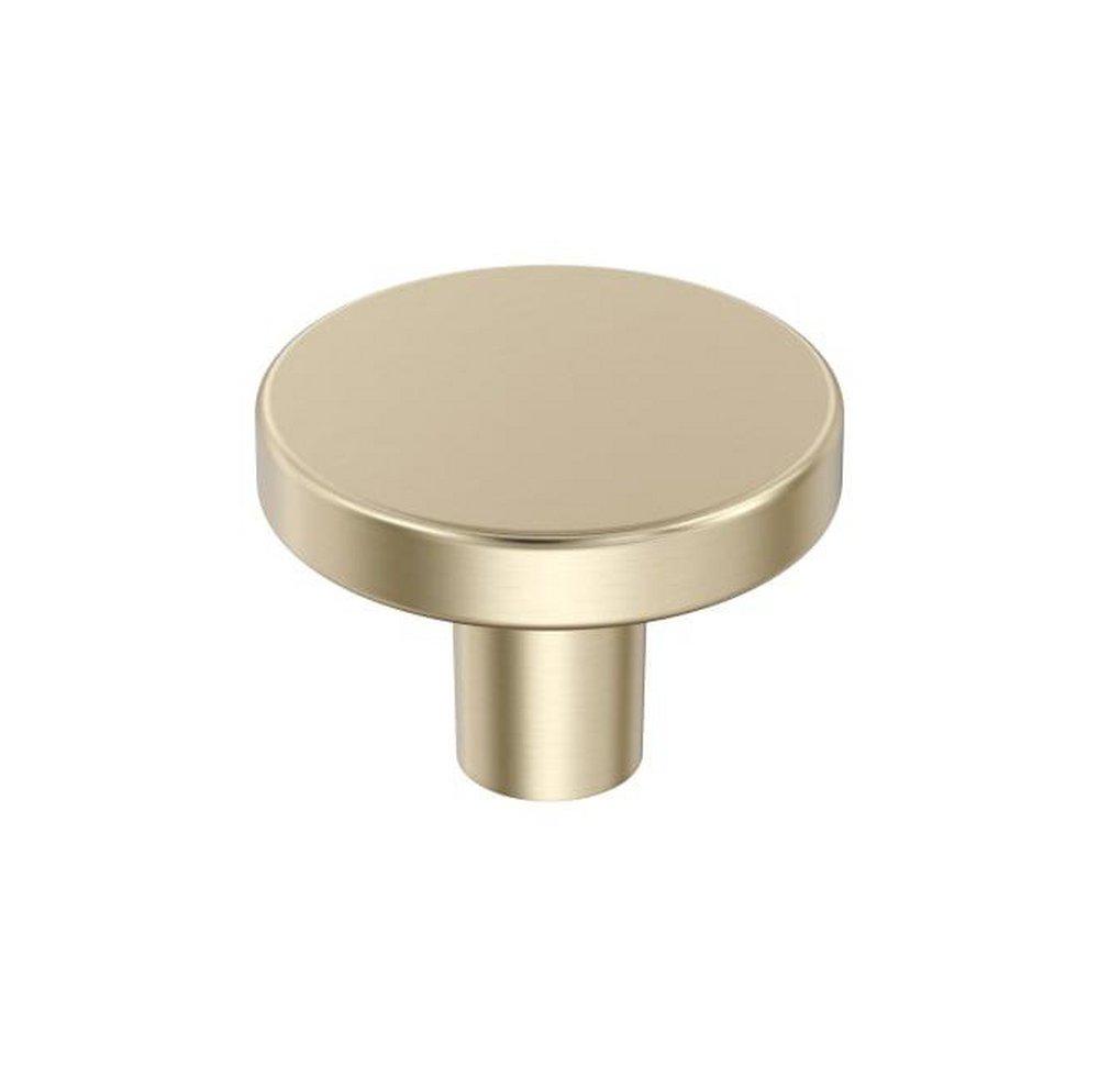 VERSA 1-3/8 INCH 35MM DIAMETER GOLDEN CHAMPAGNE CABINET KNOB 