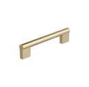 5-1/16 in. Center-to-Center Cabinet Pull in Golden Champagne