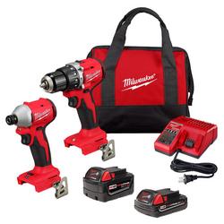 2-Tool Compact Brushless Combo Kit