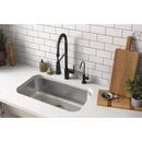 MATTE BLACK ONE-HANDLE HIGH ARC FILTERING PULLDOWN KITCHEN FAUCET 