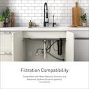 MATTE BLACK ONE-HANDLE HIGH ARC BEVERAGE FAUCET 