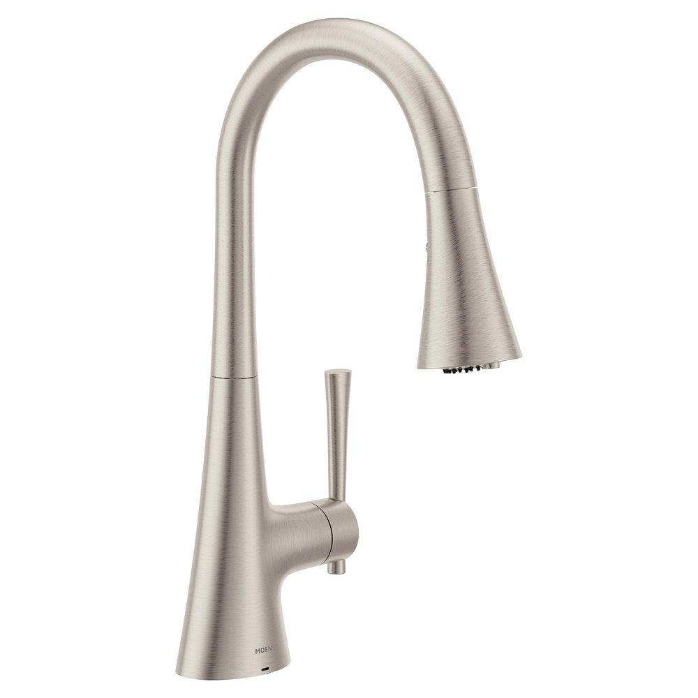 SPOT RESIST STAINLESS ONE-HANDLE PULLDOWN KITCHEN FAUCET 