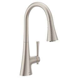 Single Handle Pull Down Kitchen Faucet in Spot Resist Stainless