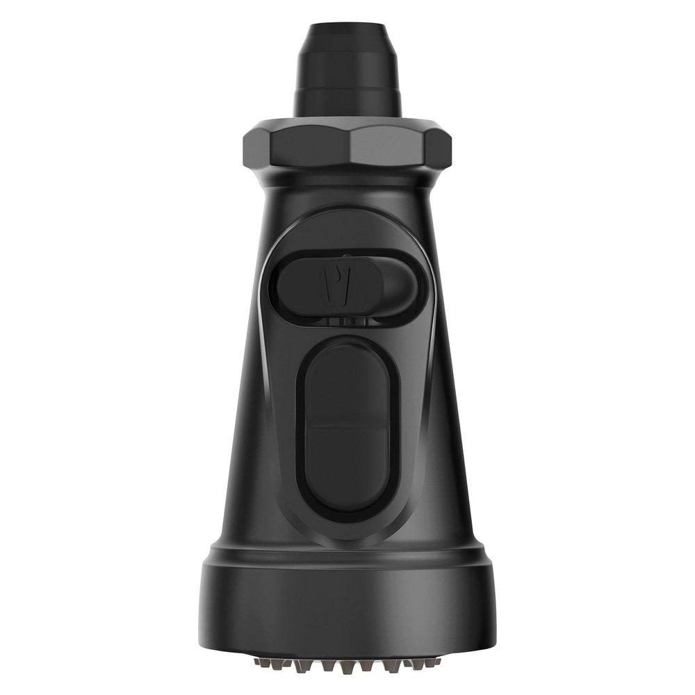 MATTE BLACK ONE-HANDLE HIGH ARC PULLDOWN KITCHEN FAUCET 