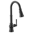 MATTE BLACK ONE-HANDLE HIGH ARC PULLDOWN KITCHEN FAUCET 