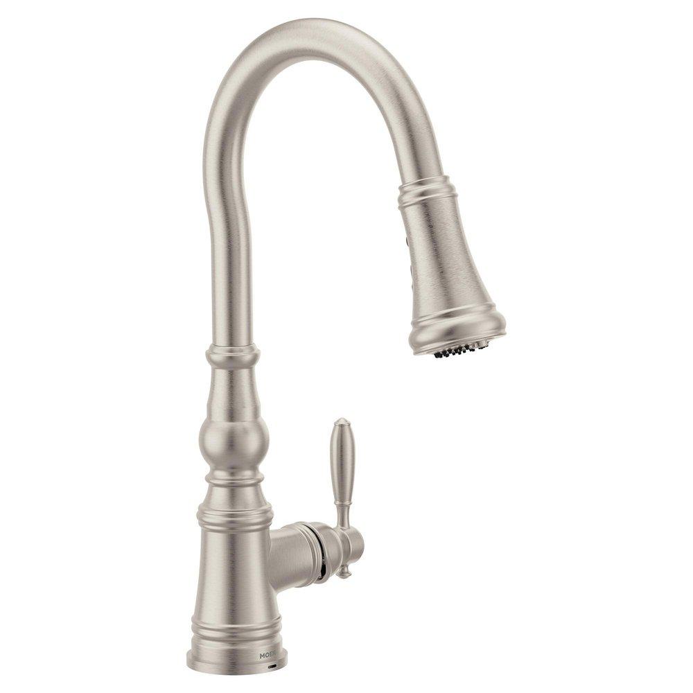 SPOT RESIST STAINLESS ONE-HANDLE KITCHEN FAUCET 