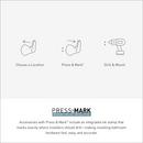 MATTE BLACK DOUBLE ROBE HOOK 