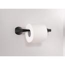 MATTE BLACK PIVOTING PAPER HOLDER TOWEL BAR TOWEL RING 