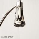 Signature Hardware Stainless Steel Two Handle Pull Down Bridge Kitchen Faucet 