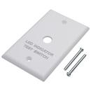 EMERGENCY REMOTE TEST SWITCH SINGLE GANG PLATE WHITE 