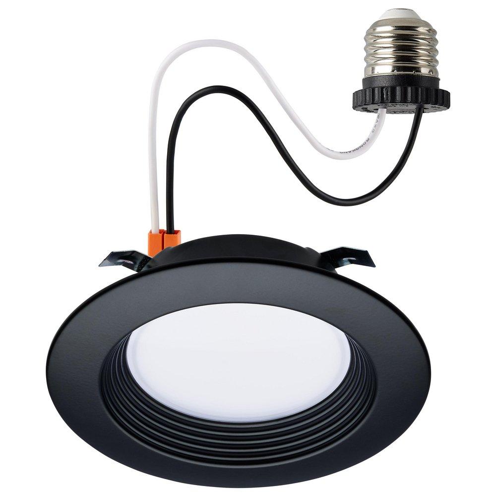 6.7W LED DOWNLIGHT RETROFIT 4 CCT SELECT 120VS BLACK 