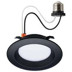 6.7W LED Downlight Retrofit 120V in Black
