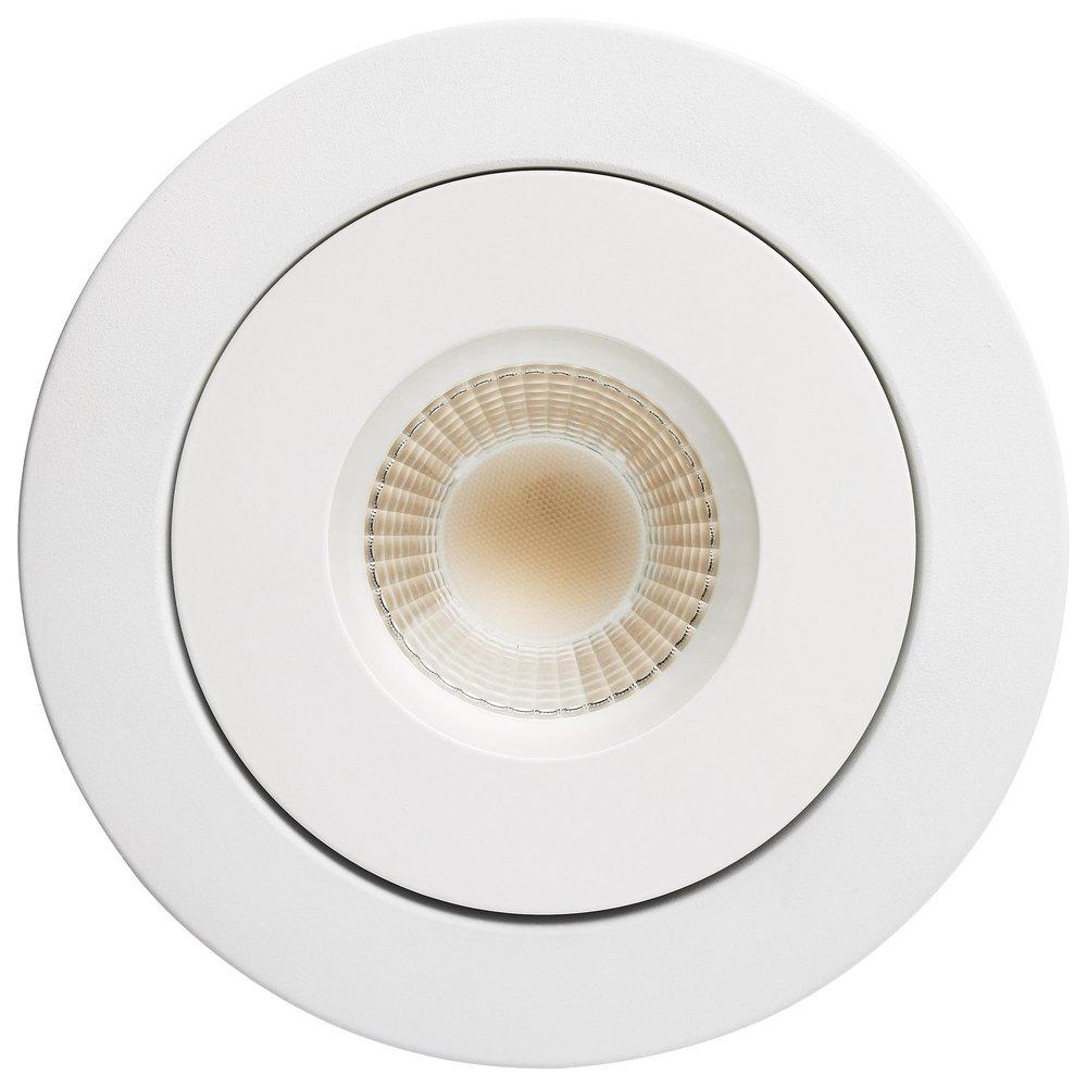15W LED FIRE RATED 6 DIRECT WIRE DIRECTIONAL DOWNLIGHT ROUND SHAPE WHITE CCT SELECT DIMMABLE 120VS 