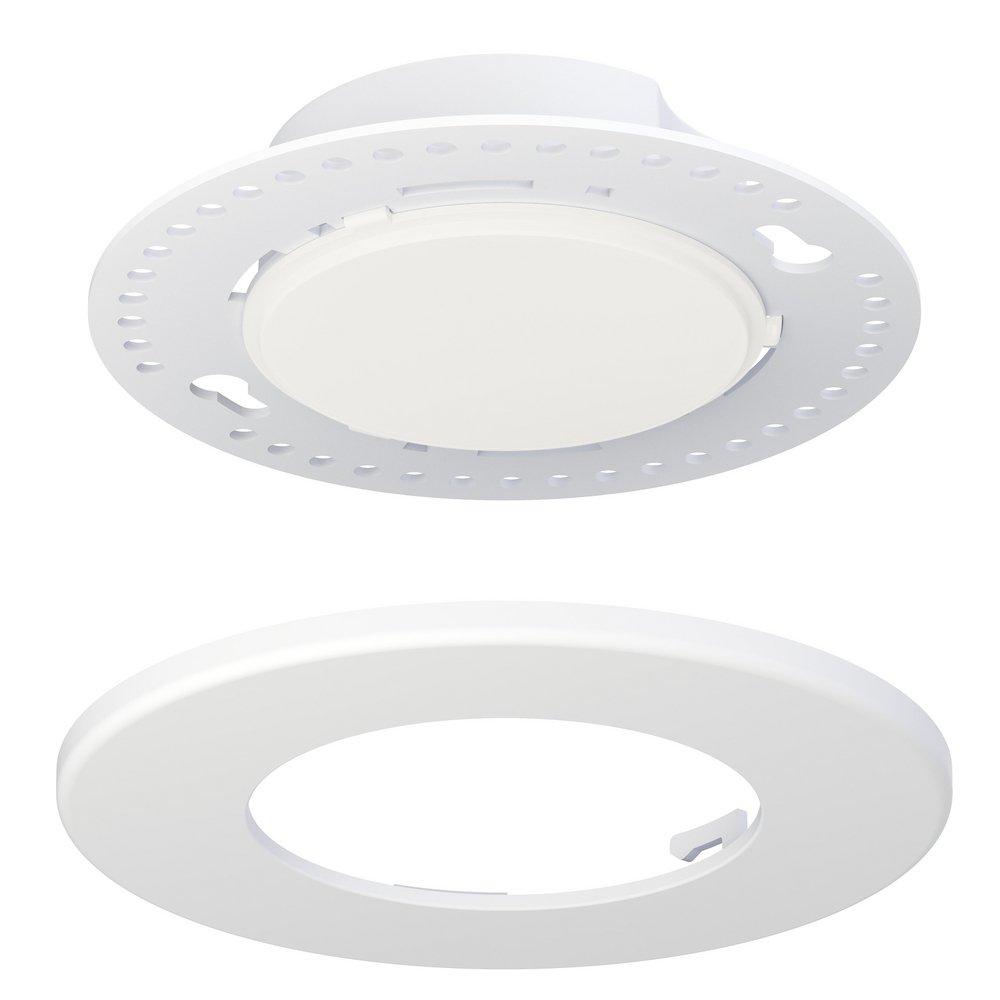 1-Light 11W LED Recessed Ceiling Light in White 