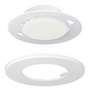 1-Light 11W LED Recessed Ceiling Light in White 