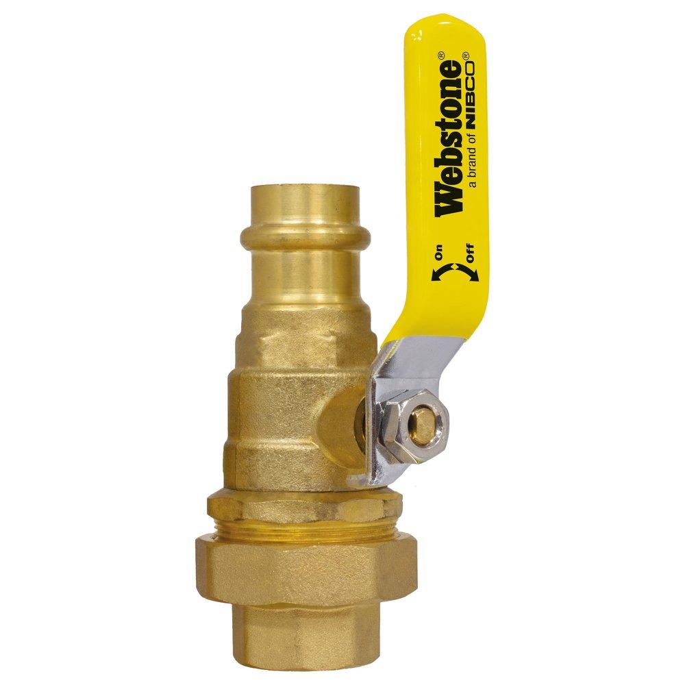 1/2 in Brass Full Port Union x PEX 