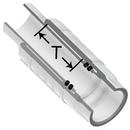 2 PVC SHORT REPAIR COUPLING SPIGOTXSOC