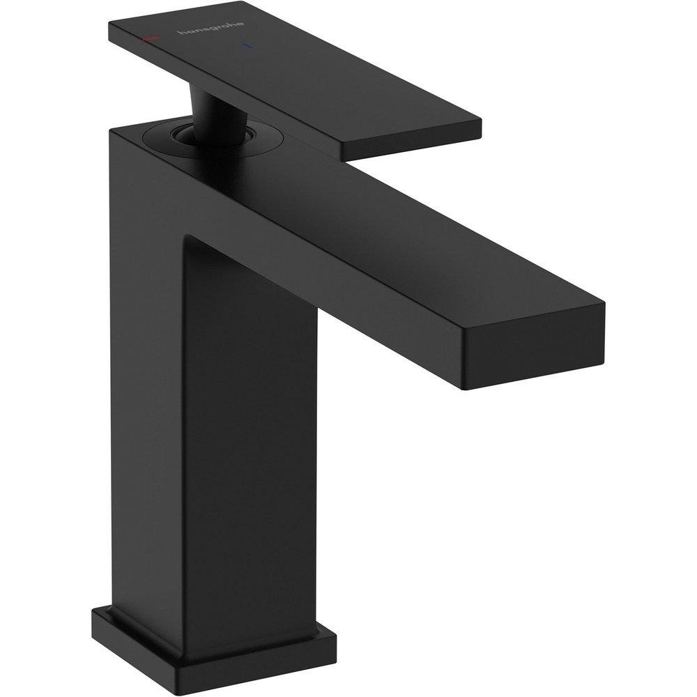 Single Handle Centerset Bathroom Sink Faucet in Matte Black 