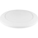 15W 1-Light Round Flush Mount Ceiling Fixture in Satin White 