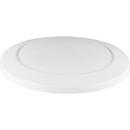 15W 1-Light Round Flush Mount Ceiling Fixture in Satin White 
