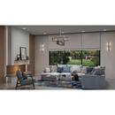 15W 1-Light Round Flush Mount Ceiling Fixture in Satin White 