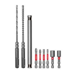 9 Pc Sds-Plus Cncrt Ancr Drv Set