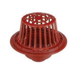 3 in. No Hub Cast Iron Large Sump Roof Drain with Water Dam