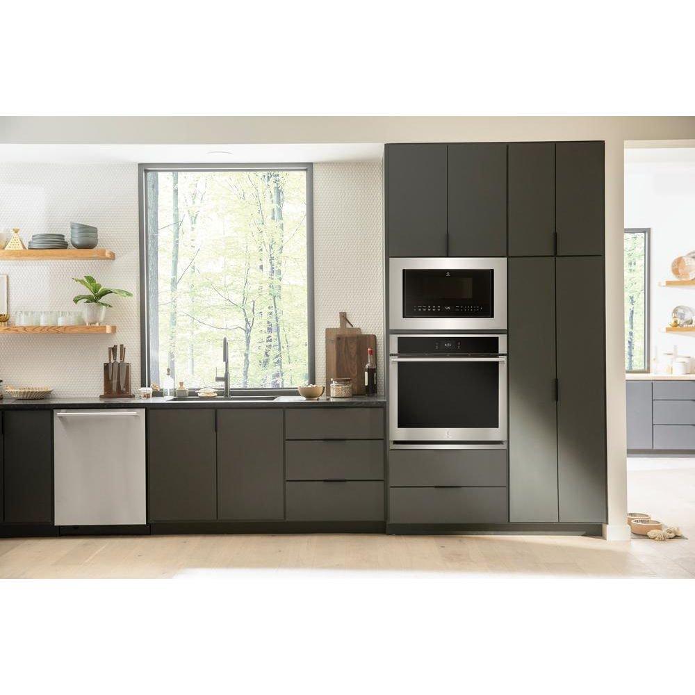 1.5 cu. ft. 900 W Built-In Drawer Microwave in Black 