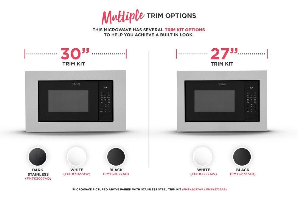 1.6 cu. ft. 900 W Built-In Drawer Microwave in Black 
