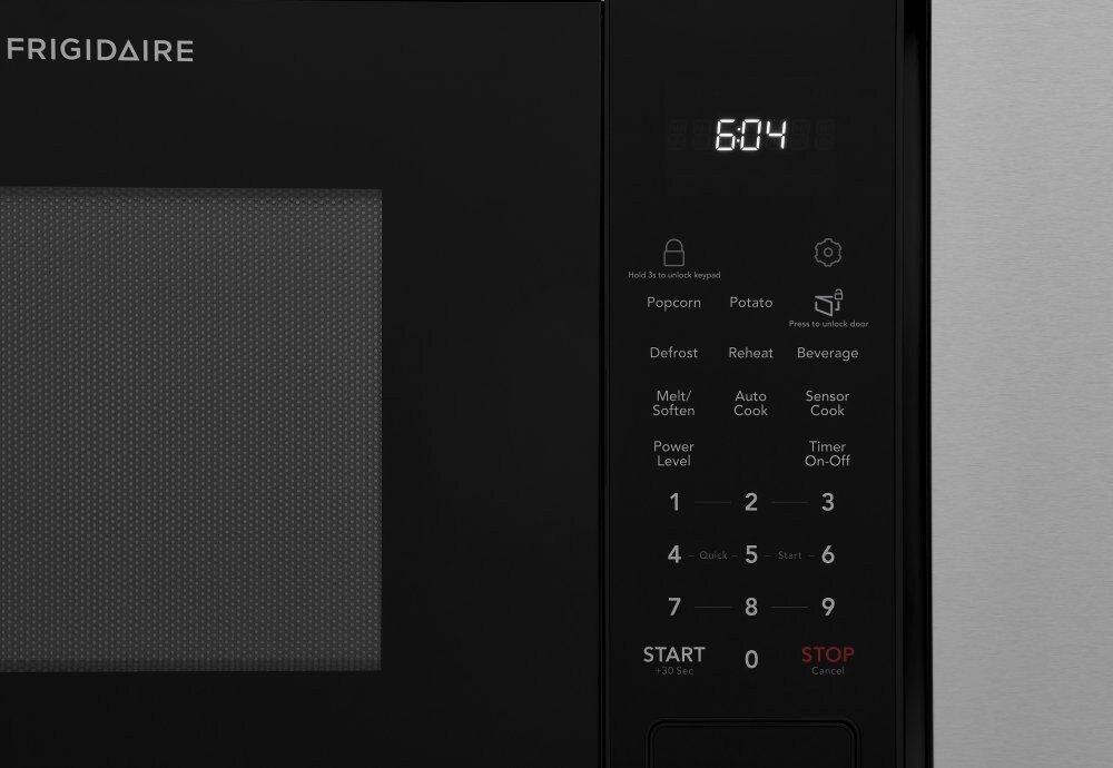 1.6 cu. ft. 900 W Built-In Drawer Microwave in Black 