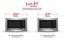 2.2 cu. ft. 1100 W Built-In Drawer Microwave in Stainless Steel 
