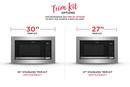 2.2 cu. ft. 1100 W Built-In Drawer Microwave in Stainless Steel 