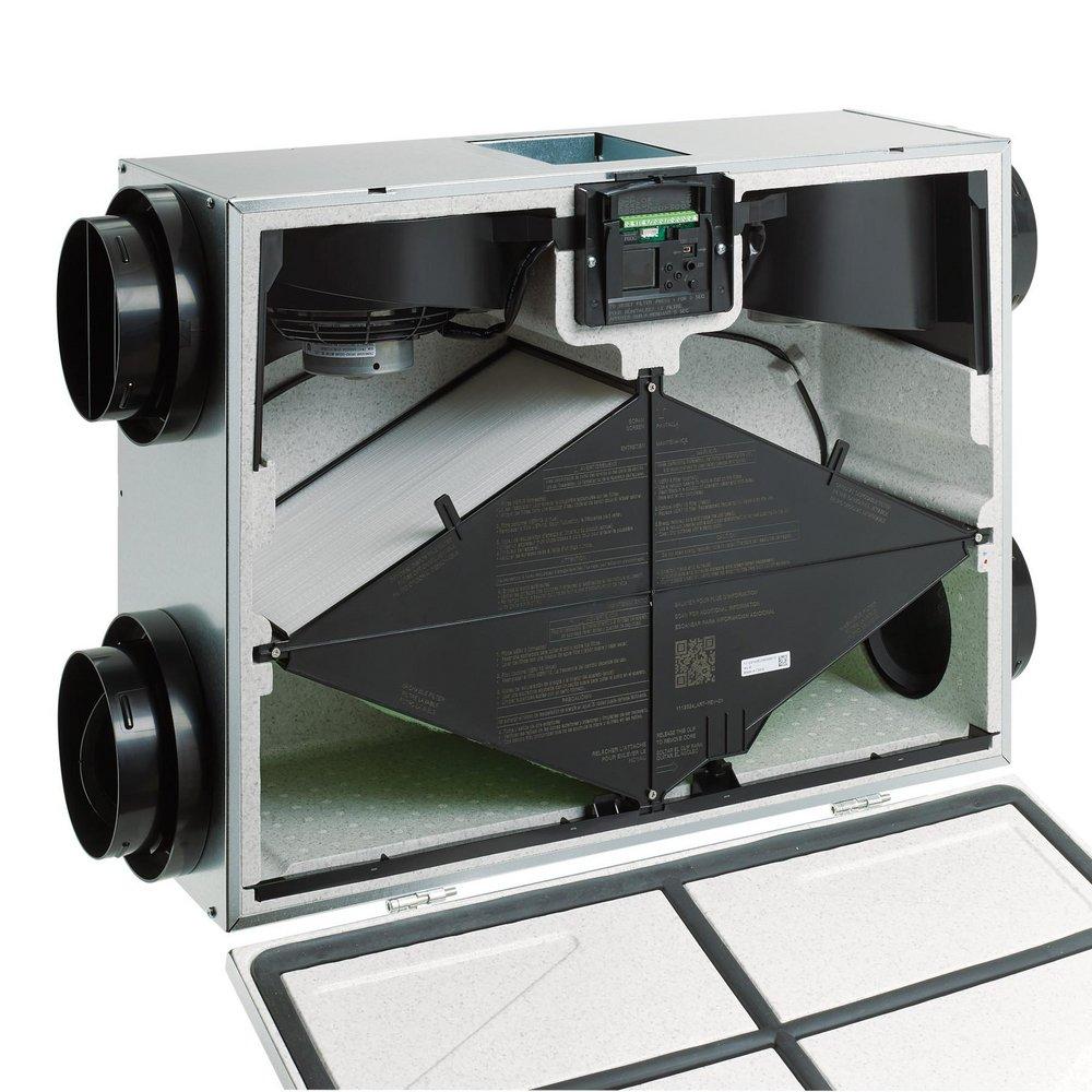 BROAN LOW PROFILE 150 CFM ENERGY RECOVERY VENTILATOR ERV HARDWIRED 