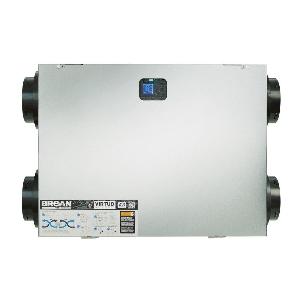 Low Profile 150 CFM Energy Recovery Ventilator - Hardwired 