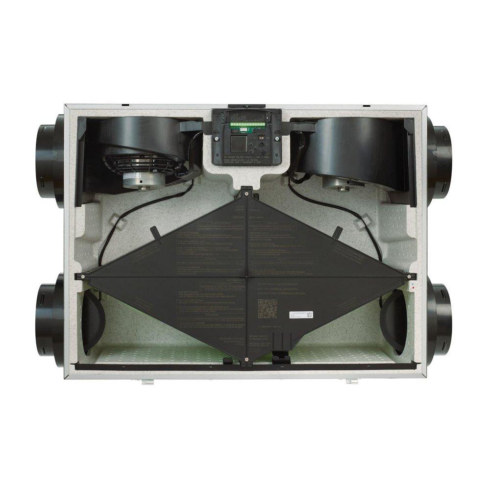 Low Profile 150 CFM Energy Recovery Ventilator - Hardwired 