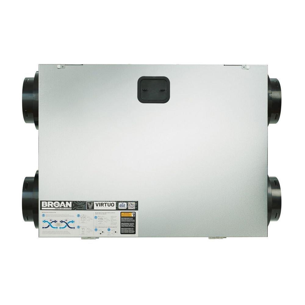 Low Profile 150 CFM Energy Recovery Ventilator - Power Cord 