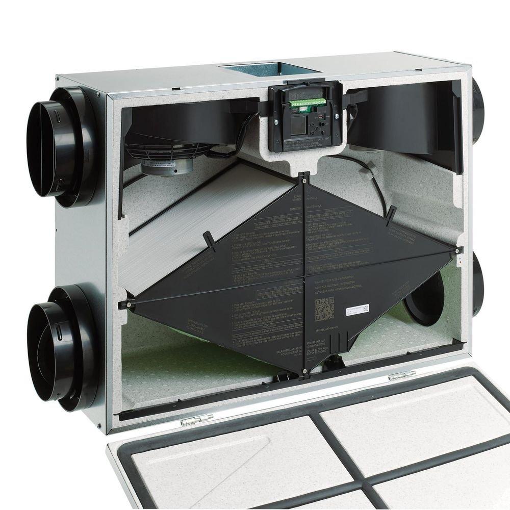 Low Profile 150 CFM Energy Recovery Ventilator - Power Cord 