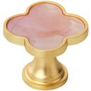 Amerock Gold 1-1/4 in. Knob (Pack of 2) 