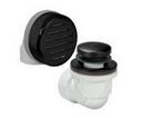 1-1/2 in. PVC Toe Touch Drain in Matte Black 