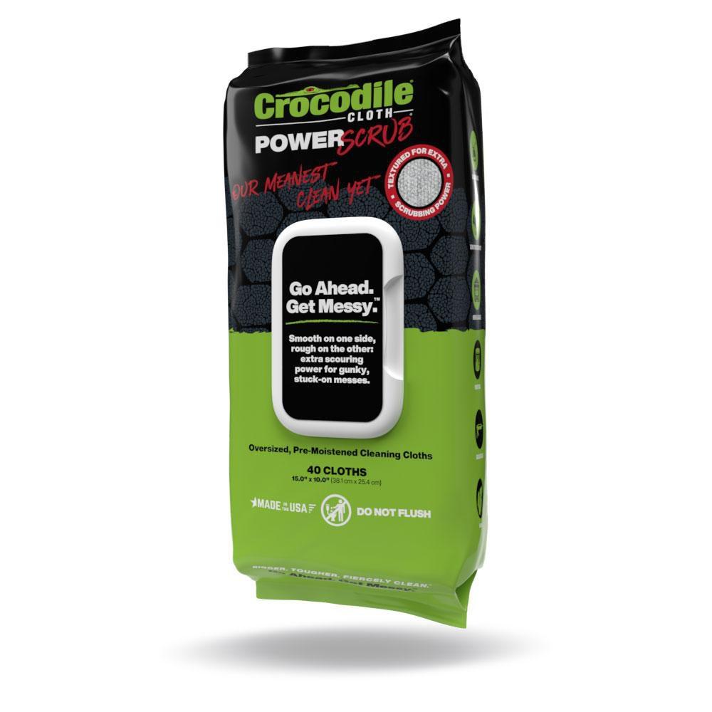 Croc Power Scrub Wipes (Pack of 40) 