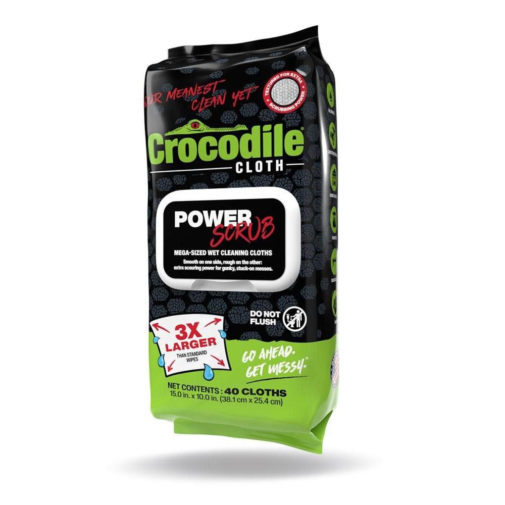 Croc Power Scrub Wipes (Pack of 40) 