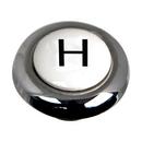 Button in Polished Chrome