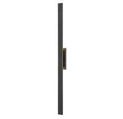 4-Light LED Outdoor Wall Sconce Modern Weather-Resistant Fixture in Sand Black