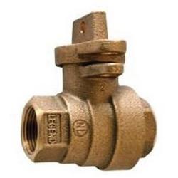 3/4 t-5500lwnl no lead bronze fnpt x fnpt lock wing curb stop valve