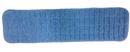 5 x 18 in. Microfiber Wet Pad with Velcro Backing and Scrubbing Strips in Blue 