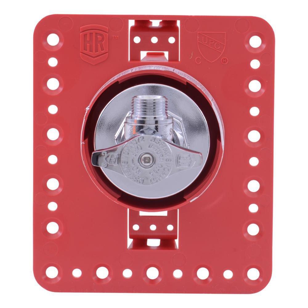 3/8 in. OD Compression CPVC Fixture Outlet Box in Chrome Plated 