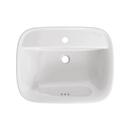 22-7/8 in. Drop-in Rectangular Vitreous China Bathroom Sink in White 