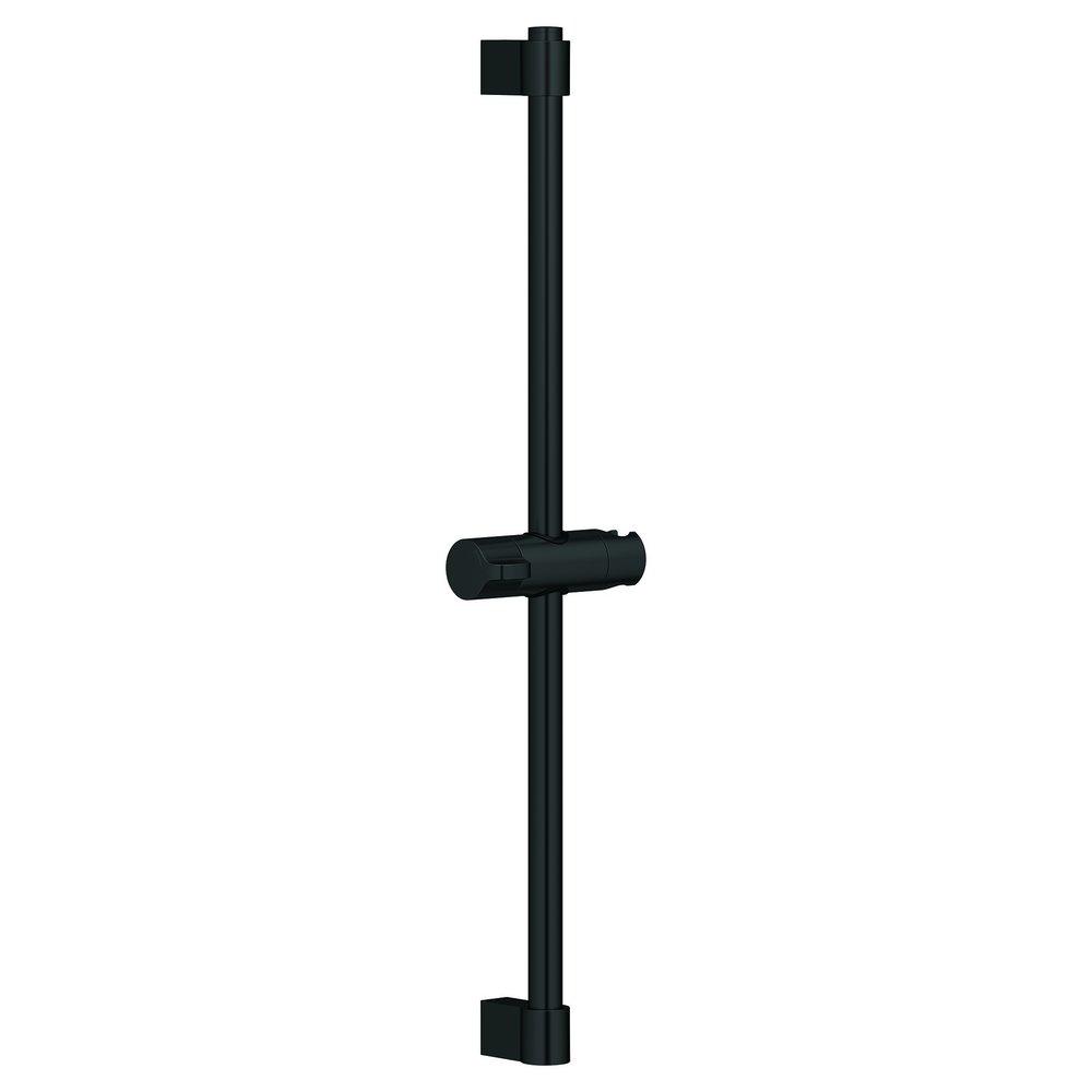 24 in. Shower Rail in Matte Black 